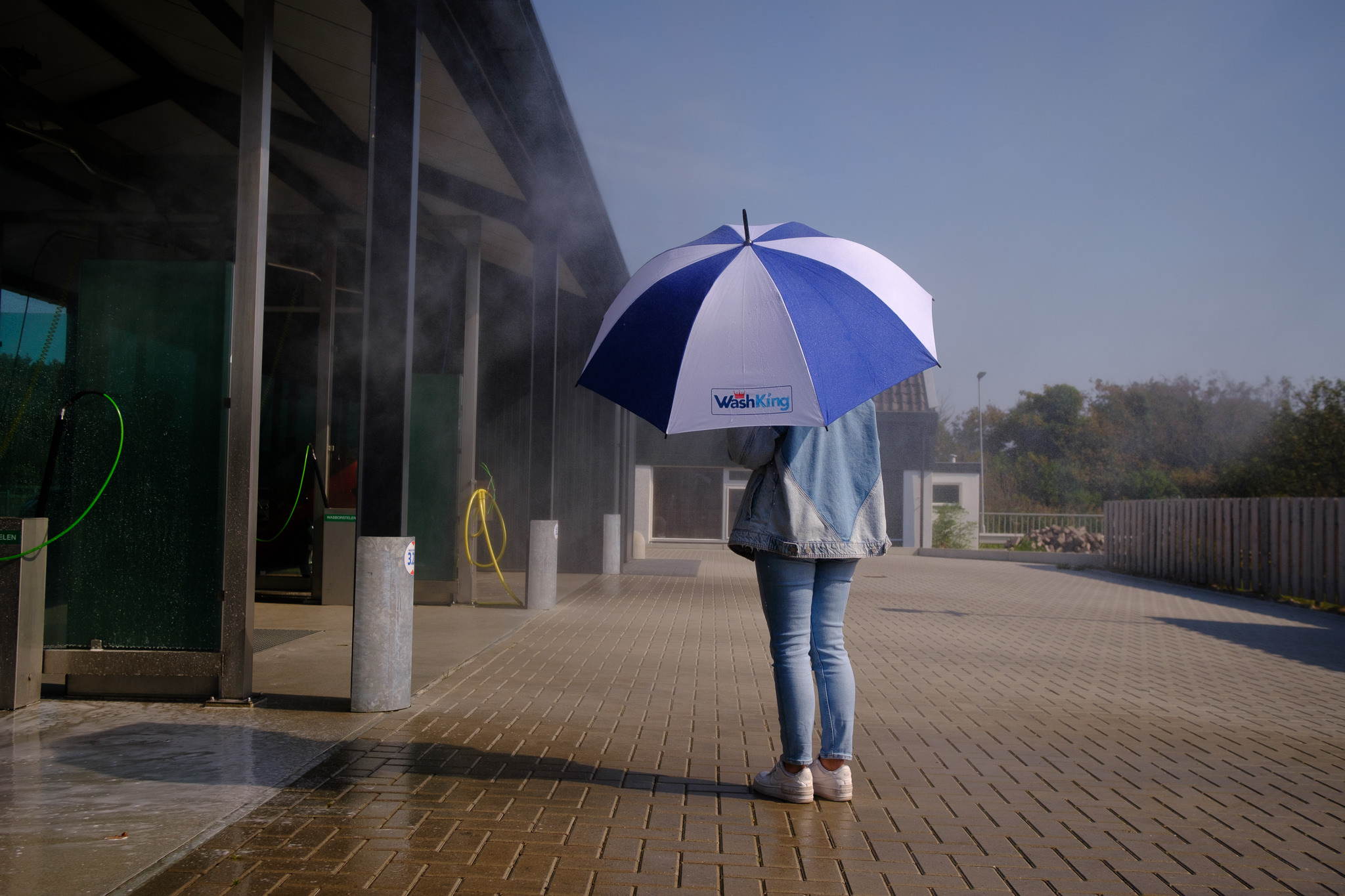 WashKing wasbox paraplu