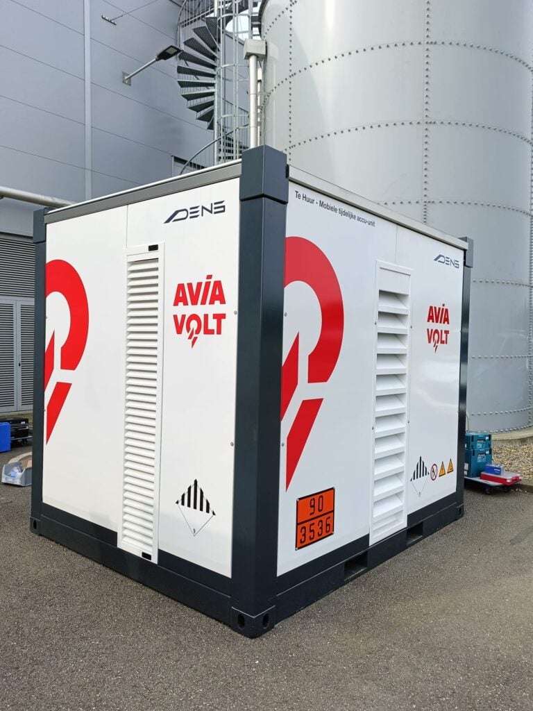 Mobiele tijdelijke accu-unit | AVIA Marees