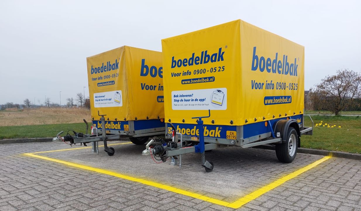 Boedelbak huren | AVIA Marees